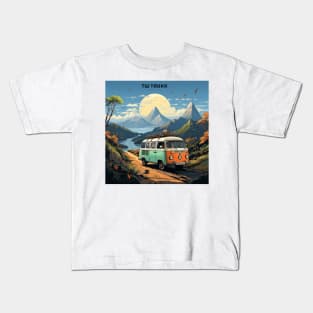 Journey Companions: The Road Trip Duo Kids T-Shirt